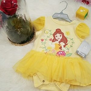 Disney baby belle onesie Tutu